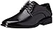 Stacy Adams Carmichael Plain Toe Lace-up Uniform Oxford Dress Shoe (Little Kid/Big Kid),Black,1 M US Little Kid