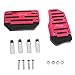 Brake Accelerator Sport NonSlip Pedal Pad Vehicle Automatic AT Car Red