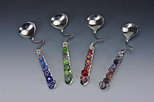 Wire Wrapped Stainless Steel Honey Jam Dip Bent Handle Spoon
