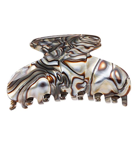Ficcare Luxor Jaw Hair Clip in Onyx Acetate Medium