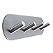 KES A7066H4 Bathroom Lavatory Self Adhesive Coat and Robe Hook Rack/Rail with 4 Hooks SUS304 Stainless Steel, Brushed Finish
