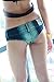 Yollmart Women's Low Rise Mini Denim Shorts Thong Cheeky Jeans Shorts