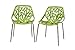 POLY & BARK Birds Nest Dining Chair, Green
