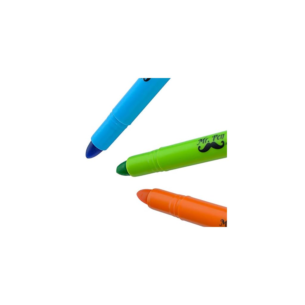 Mr. Pen No Bleed Gel Highlighter, Bible Highlighters, Assorted Colors