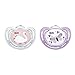 NUK Airflow Orthodontic Pacifiers, Girl, 0-6 Months, 2-Pack