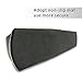 Knife Sharpener, High Grade Knife Sharpener with 2 Stage Coarse and Extra-Fine Sharpening System for Steel and Ceramic Knives in all Sizes, Black Color