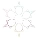 FANKUTOYS 12 Pack Unicorn Headbands Hair Hoop Girls Party Decoration Headdress Birthday Party Favors Unicorn Photo Props
