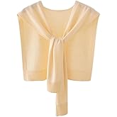 Womens Striped Pashmina Shawls and Wraps Knitted Sweater Casual Shawl Wraps Scarf Cardigan Cape Cashmere Shoulder Top