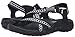Skechers Women's Reggae Kooky Flat Sandal,black/grey,7 M US