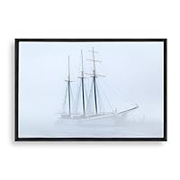 Framed Canvas Wall Art Voyage Canvas Prints Home Artwork Decoration for Living Room,Bedroom - 16x24 inches