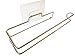 NBS HQ Stainless Steel Paper Towel Holder w/ MAGIC HOOK - Multiple Surfaces, No Drill, No Screws, Reuse & Relocate WITHOUT Adhesive Stain - 100% Rust Proof Guarantee