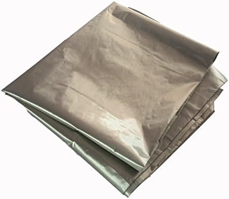 JWtextec Conductive Fabric EMI Shielding Plain Style Copper/Nickel Coating Fabric (39.37x19.685 Inches(1mX0.5m))