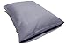 DreamHome Microfiber Pillowcases, Set of 2 (Standard, Grey)