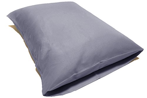 DreamHome Microfiber Pillowcases, Set of 2 (Standard, Grey) - Thumbnail 4