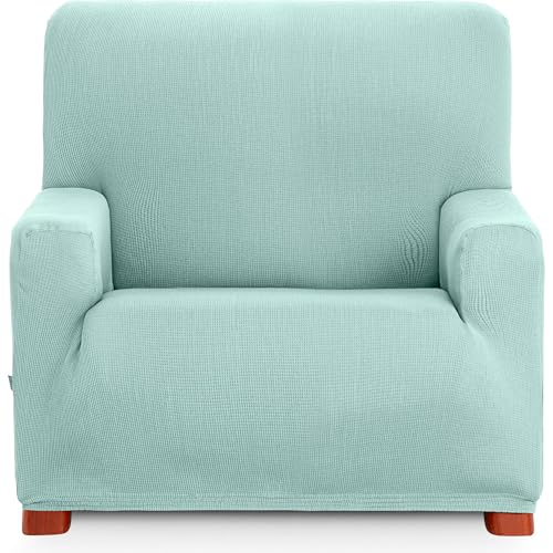 ECOMMERC3 Housse de canapé 1 Place Universelle et Polyvalente - Couleur Eau Marine - Protecteur Facile à Placer pour Dossier, siège et accoudoirs