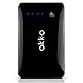 Akiko 9000mAh Ultra Slim Premium External Battery Pack Charger Powerbank with Dual USB Port (2.1A/ 1.5A Output) - Retail Packaging - Black