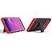 ZIZO Bolt Series for Galaxy S10 Plus Case with Kickstand Holster Lanyard - Black & Red