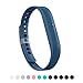 LEEFOX Band for Fitbit Flex 2, Adjustable Fit Bit Flex 2 Accessory Silicon Replacement Wristband w/Fastener Clasp Fitness Strap for Original Flex 2, Navy, Small(Psalm 23-3)