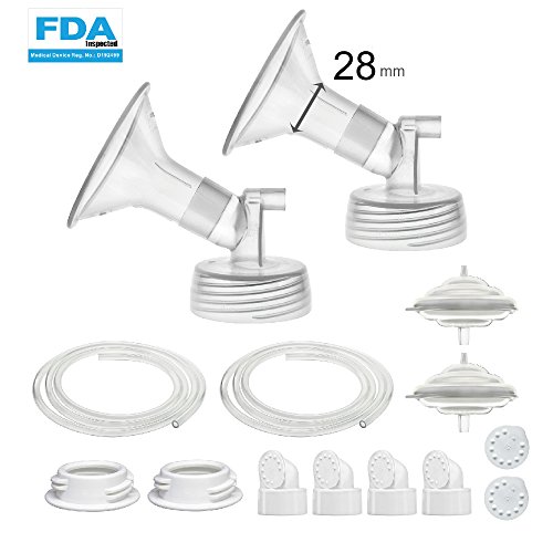 Buy Maymom Wide Neck Pump Parts for spectra S1/S2 Pumps; Incl Wide