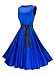 Anni Coco® Women's Classic 1950s Vintage Hepburn Dresses Blue Large
