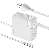 Macbook Pro Charger, SkyGrand Replacement 60W MagSafe L Shape Power Adapter Charger for MacBook and 13-inch Macbook Pro - Before Mid 2012 (With US Extension Cord)