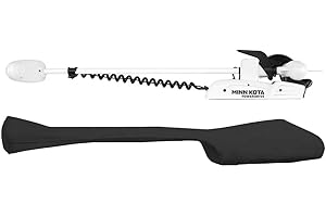 Oceansouth Custom trolling Motor Cover Designed for MINN KOTA (Cover Compatible with Riptide Powerdrive, 54", Black)