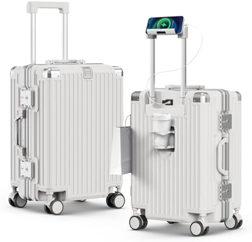 Amazon.com | Faqy Z 20 Inch Carry On Suitcase, Aluminum Frame