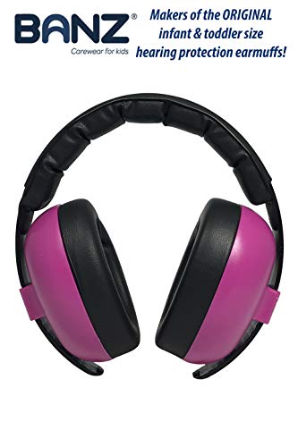 Baby Banz Earmuffs Infant Hearing Protection - Ages 0-2 Years - The Best Earmuffs for Babies & Toddlers - Industry Leading Noise Reduction Rating - Block Noise