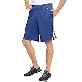 Champion Men Elastic Waist Soft Ultra-Light Mesh Breathes Lining Lacrosse Shorts