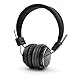 Wireless Headphones,NIA Q8 Multifunctional Foldable Bluetooth Headphones with Microphone, Micro SD Card Player, Built-in FM Radio-Black