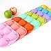 Always Your Chef 6-Cavity Silicone Baking Cake Cups, Candy Molds & Chocolates Molds & Ice Cube Trays, Apple Shaped, Random Color