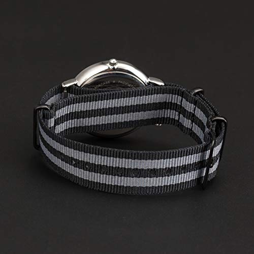 Infantry 20mm NATO Strap Watch Band Bands Zulu Straps for Men Black Gray