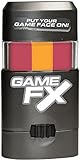 NCAA Any Team GFX49 GameFX Sports Face Paint, Dispenser, Maroon/Gold/Maroon