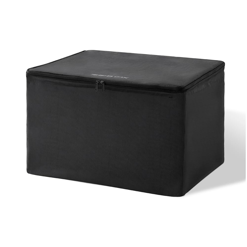 アイリスオーヤマ ソフト宅配ボックス 対面受け取り不要 簡単組み立て 省スペース収納 止水ファスナー 防水 撥水 防犯 ダイヤルロック TBKS-NL ブラック商品画像