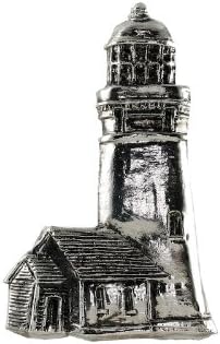 Grillie Lighthouse-N Antiqued Nickel Finish Grille Ornament