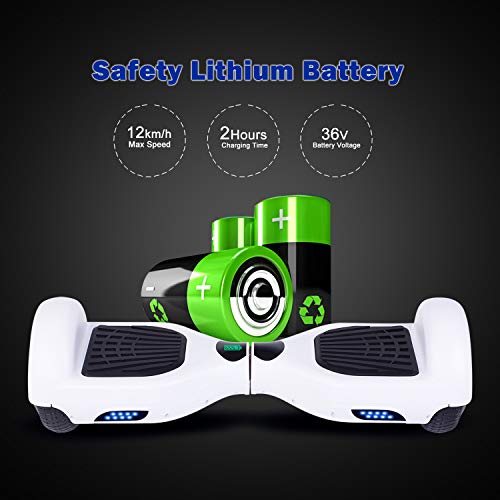 SISIGAD-Hoverboard-Bluetooth-Self-Balancing-Scooter-65-Self-Balancing-Hover-Board-with-Bluetooth-Speaker-and-LED-Lights-Hoverboards-for-Kids-Adults-UL-2272-Certified-3-Models-Available