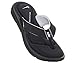 Nike Womens Comfort Thong Sandal (7, Black/White)