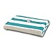 Exclusivo Mezcla 100% Cotton Cabana Striped Beach Towel Pool Towel,Caribbean Blue and White (30
