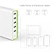 HAME 20000 mAh 5 USB Ports Portable Power Bank External Battery Charging Station for Smartphones and Tablets (White)