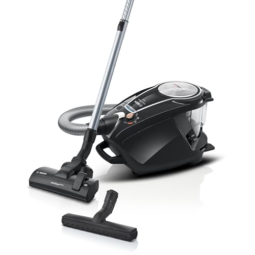 Bosch Staubsauger beutellos ProSilence Serie 8 BGS7MS64, Bodenstaubsauger, leise, Hygiene-Filter, Bodendüse für Parkett, Teppich, Fliesen, Starke Saug