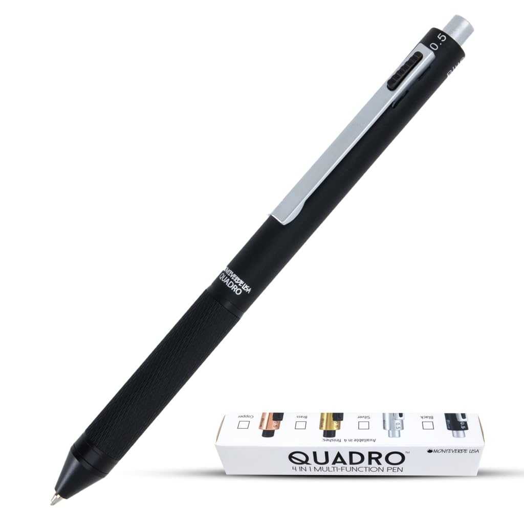 Monteverde "Quadro 4-in-1 Multi-Function Pen - Black