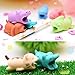 12 Pieces Cute Animal Bites Cable Protector for iPhone iPad Charging Cords Protection