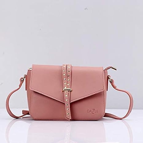 baby pink sling bag