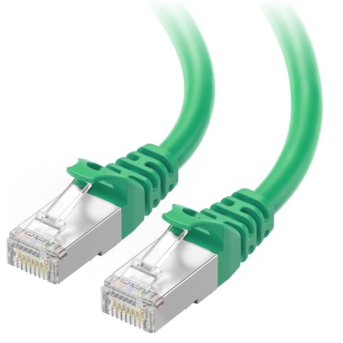 Cable Matters Cat-6A-Ethernet-Kabel, snagless, lang, geschirmt, 38 m, Cat-6A-Kabel, Cat6A-Kabel, Ethernet-Kabel, Grün