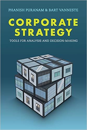 Amazoncom Corporate Strategy Tools For Analysis And - 