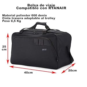 bolsa viaje 40 x 20 x 25