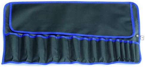 Heytec 90880701500 Tool Wallet with 15 Compartments, Black/Blue