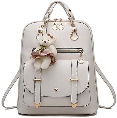 ladies white backpack