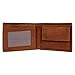 RUSTIC TOWN Mens Wallet Leather Bifold - Genuine Leather RFID Blocking Bifold Wallet With Coin Pocket (Cognac)