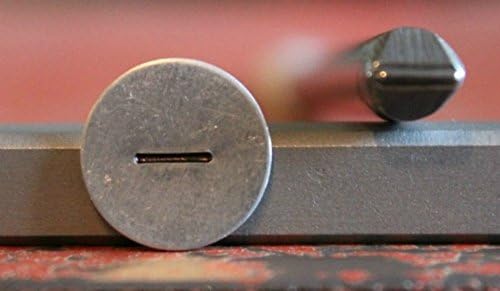 SUPPLY GUY 5mm Single Metal Punch Design Stamp: Shapes & Lines, Made in USA (not a set) (STRAIGHT LINE C-40)